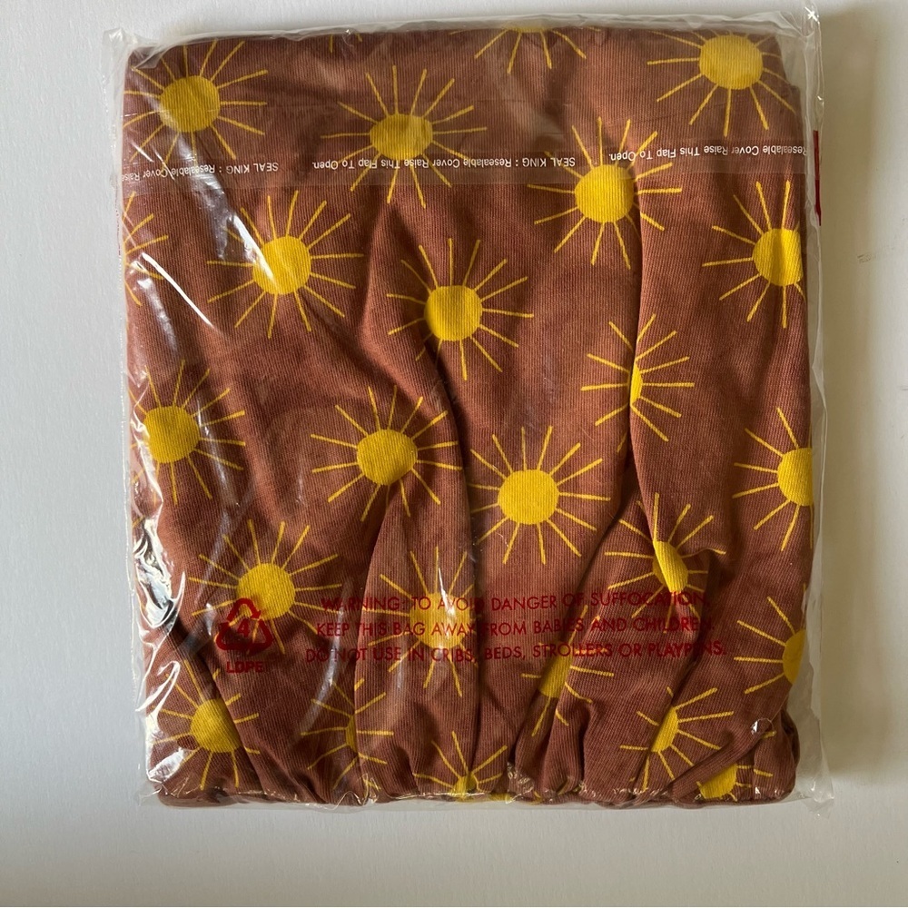 Hanna Andersson Girls Dress Sleeveless w/ Pockets Rust Sun Print Various Sizes - Picture 4 of 10